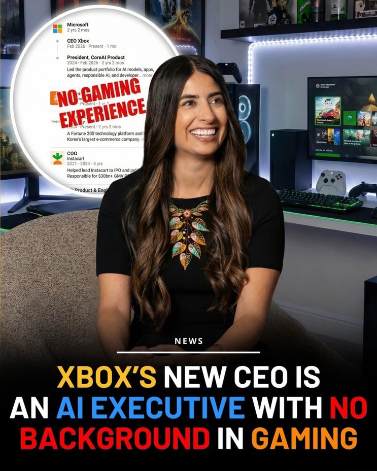 XBOX'S NEW CEO IS AN AI EXECUTIVE WITH NO BACKGROUND IN GAMING