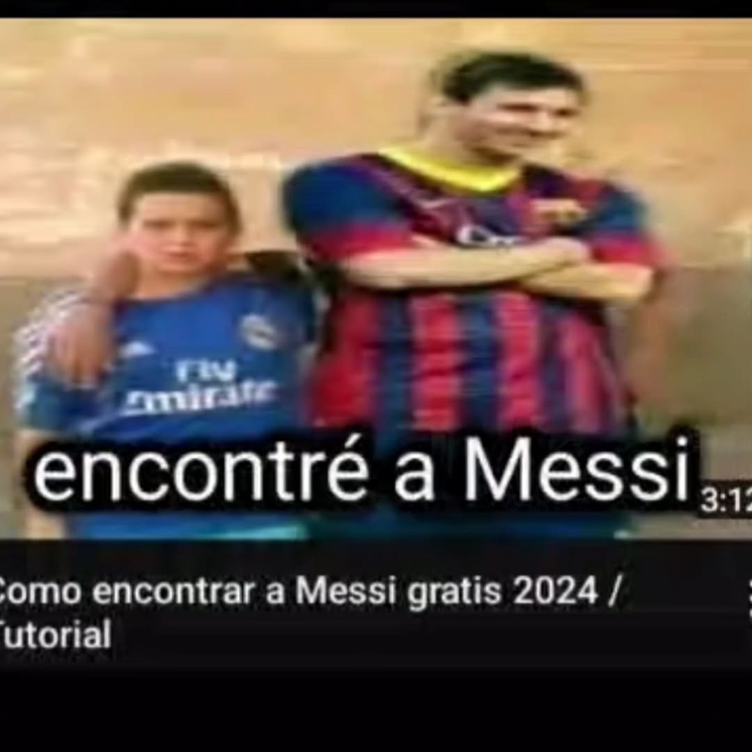 encontré a Messi
Como encontrar a Messi gratis 2024 / Tutorial