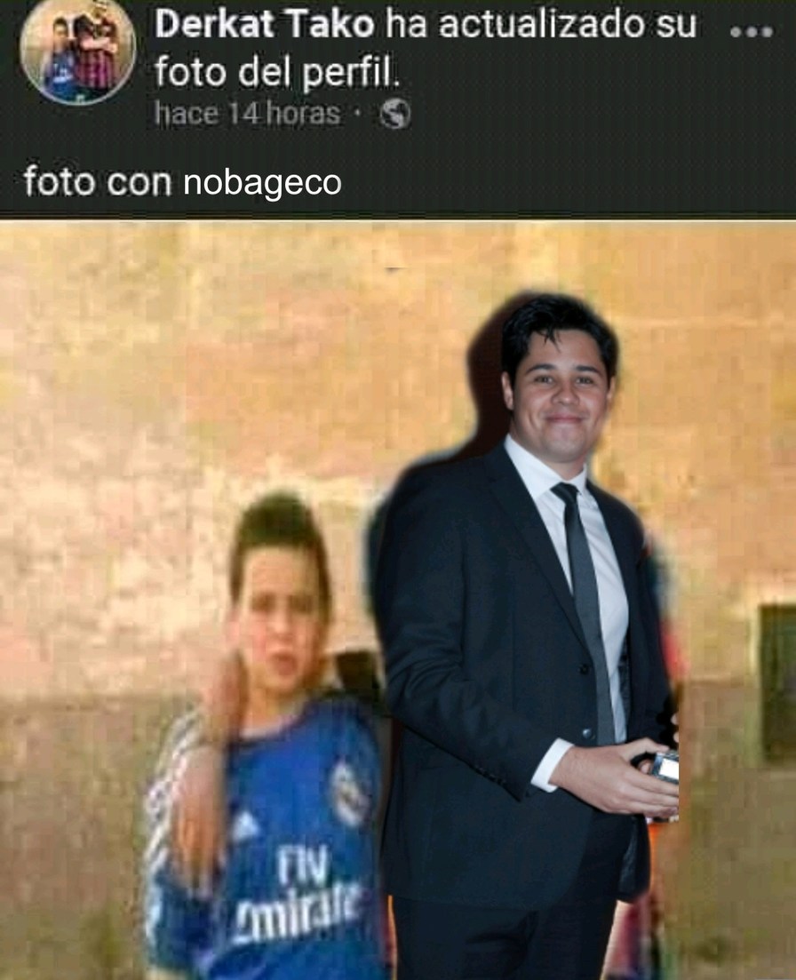 Derkat Tako ha actualizado su foto del perfil. hace 14 horas. foto con nobageco