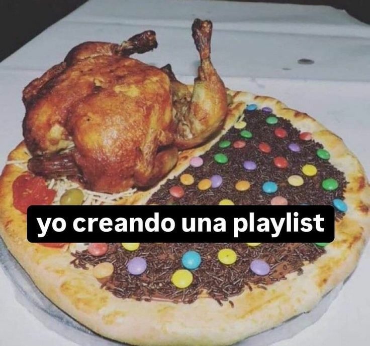 yo creando una playlist