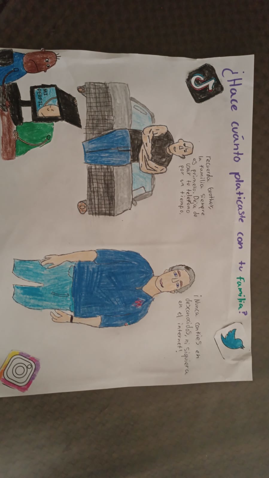 ¿Hace cuánto platicas con tu familia?