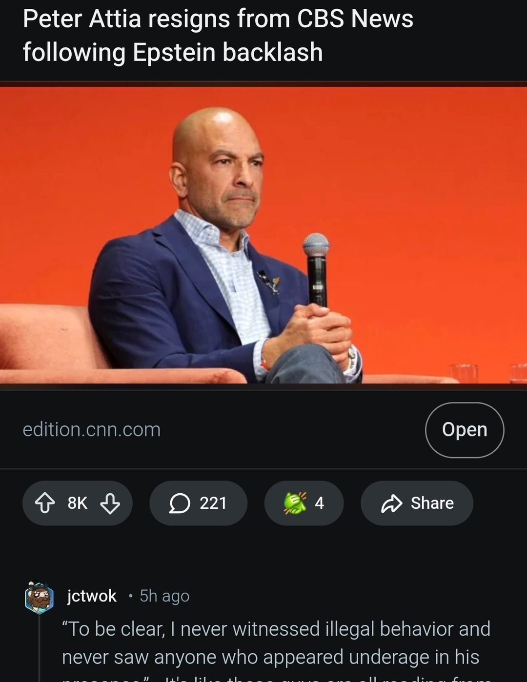 Peter Attia resigns from CBS News following Epstein backlash