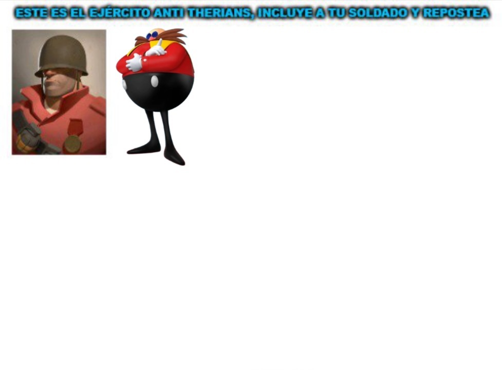 ESTE ES EL EJÉRCITO ANTI THERIANS, INCLUYE A TU SOLDADO Y REPOSTEA