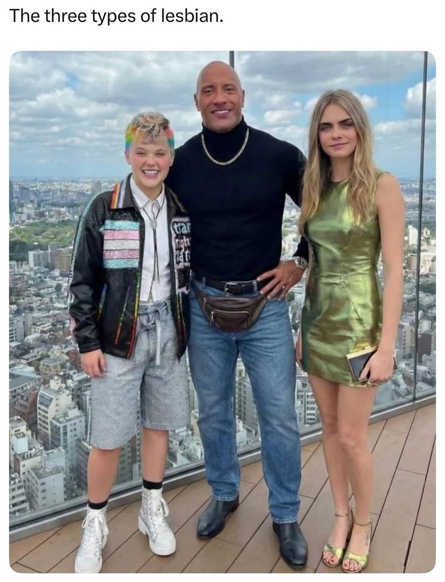 The three types of lesbian.