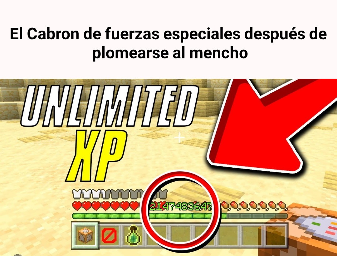 El Cabron de fuerzas especiales después de plomearse al mencho
UNLIMITED XP