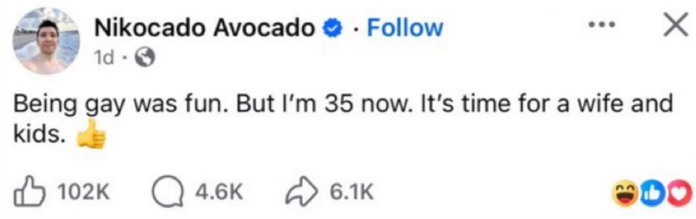 Ser gay fue divertido. Pero ya tengo 35 años. Es hora de una esposa y hijos.