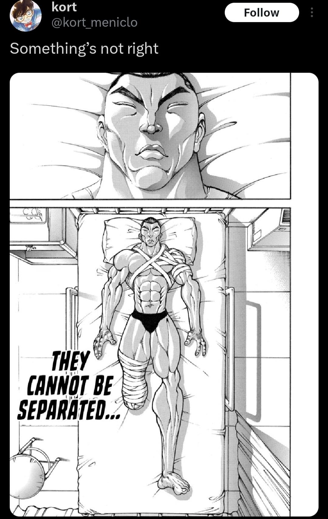 Something's not right
THEY CANNOT BE SEPARATED...