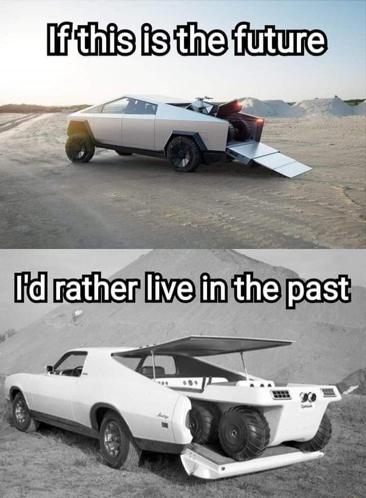 If this is the future
I'd rather live in the past