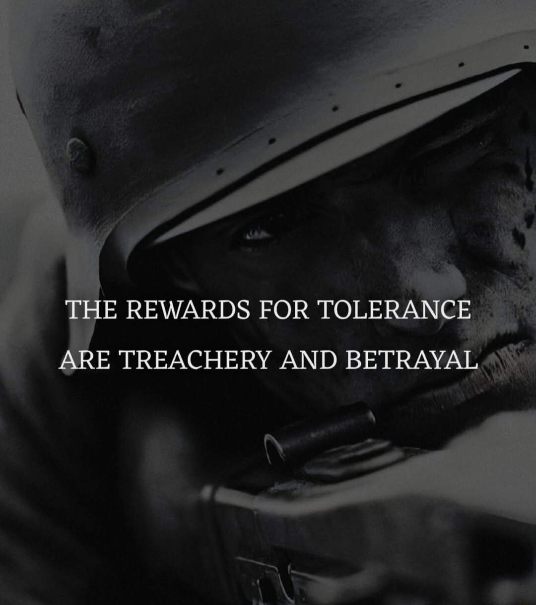THE REWARDS FOR TOLERANCE ARE TREACHERY AND BETRAYAL
Session ID: 12545.