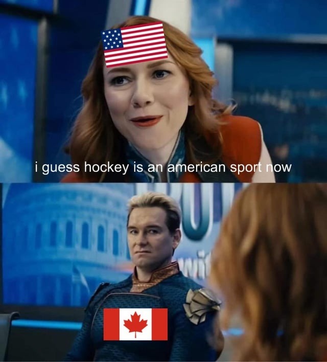 i guess hockey is an american sport now