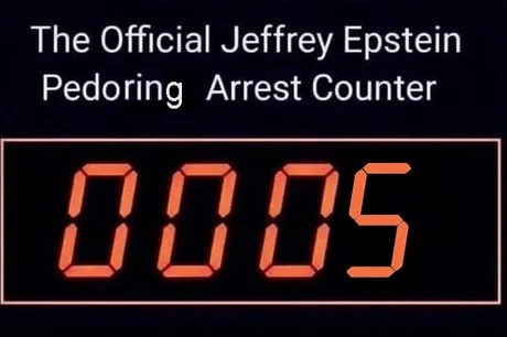 The Official Jeffrey Epstein Pedoring Arrest Counter

0005
Session ID: 12694.