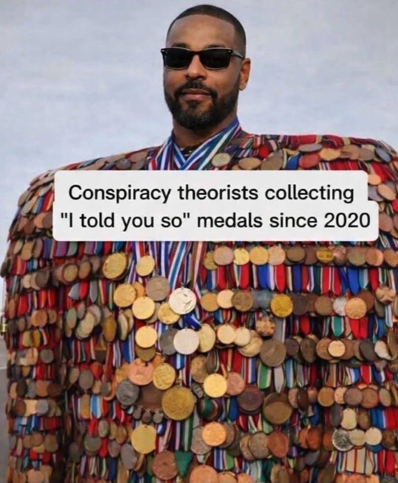Conspiracy theorists collecting 