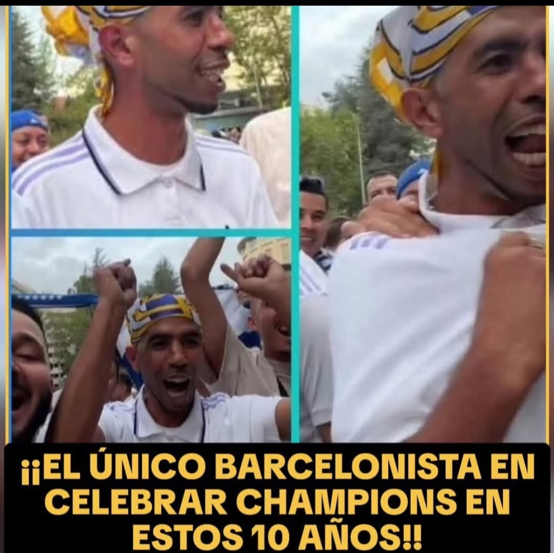 ¡EL ÚNICO BARCELONISTA EN CELEBRAR CHAMPIONS EN ESTOS 10 AÑOS!!