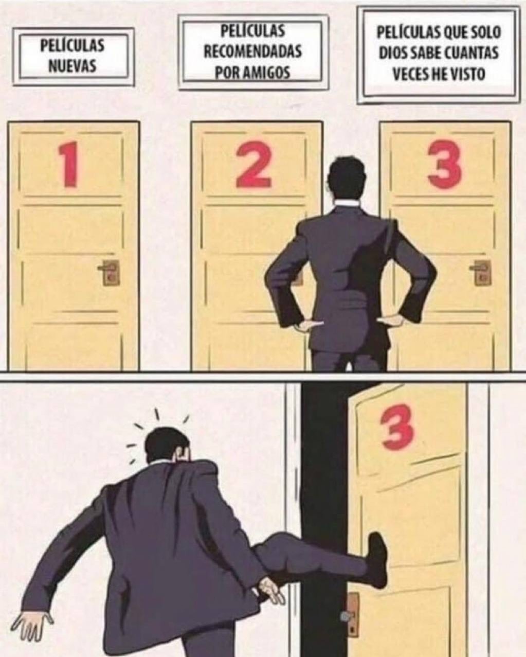 PELÍCULAS NUEVAS
PELÍCULAS RECOMENDADAS POR AMIGOS
PELÍCULAS QUE SOLO DIOS SABE CUANTAS VECES HE VISTO