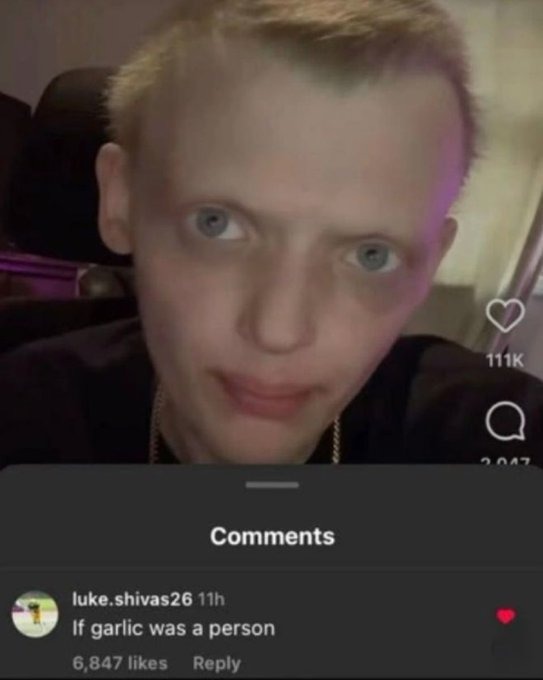 If garlic was a person