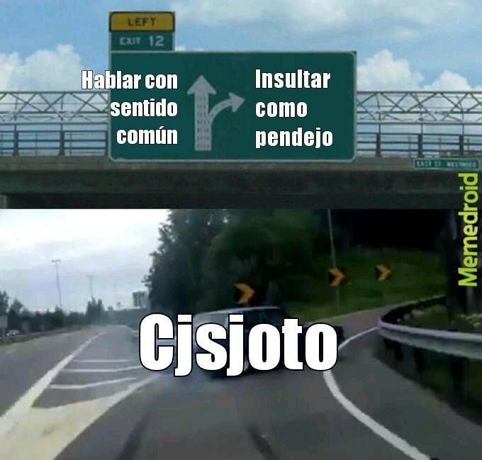 Hablar con sentido común Insultar como pendejo Cjsjoto