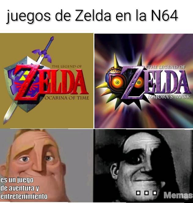 juegos de Zelda en la N64 The Legend of Zelda Ocarina of Time The Legend of Zelda Majora's Mask