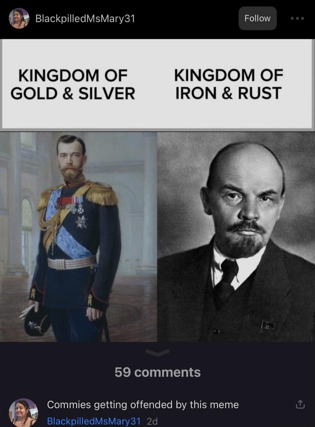 KINGDOM OF GOLD & SILVER
KINGDOM OF IRON & RUST