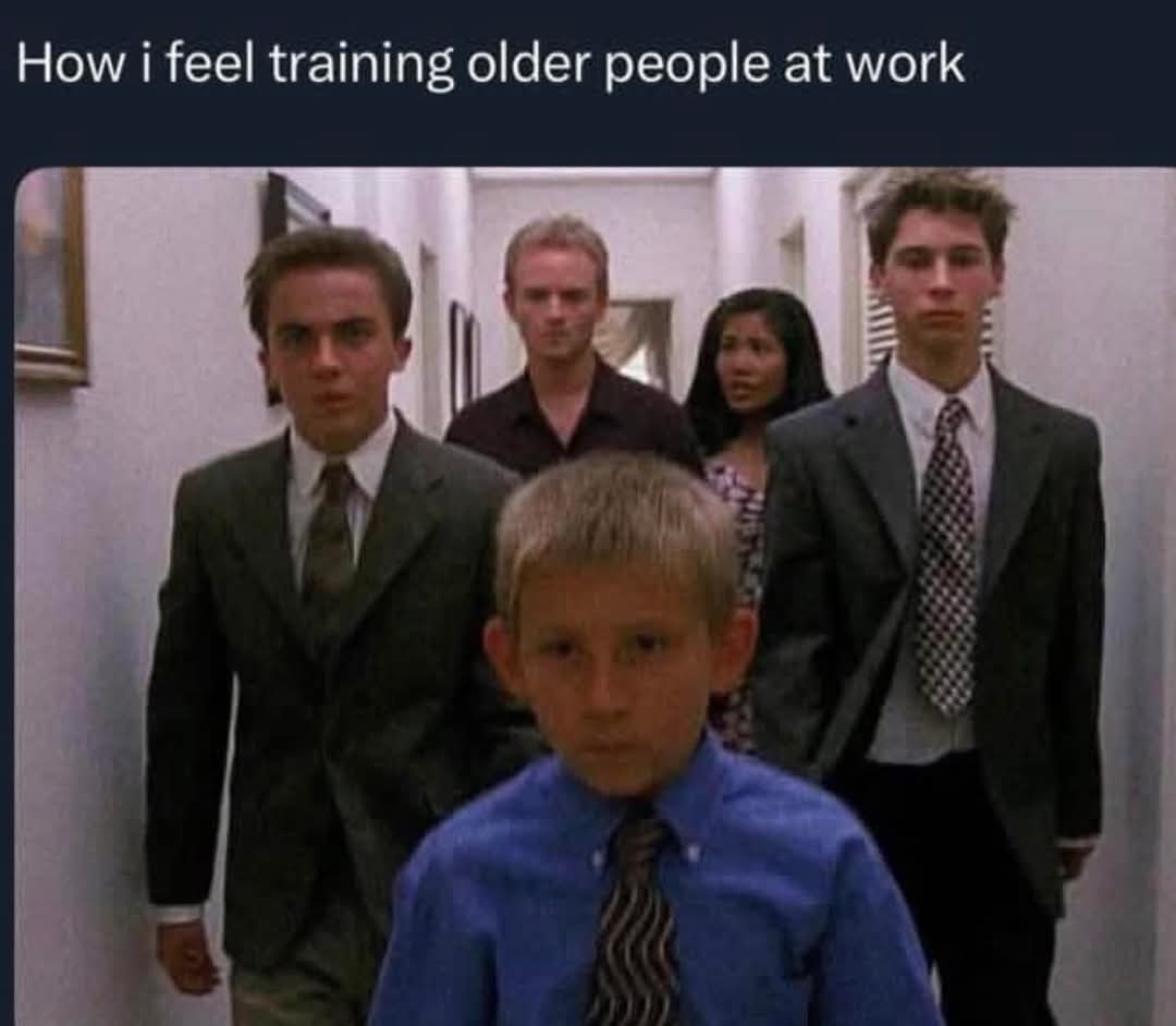 How i feel training older people at work