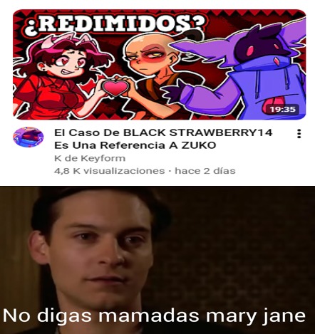 ¿REDIMIDOS? El Caso De BLACK STRAWBERRY14 Es Una Referencia A ZUKO K de Keyform 4,8k visualizaciones - hace 2 días No digas mamadas mary jane