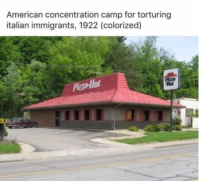 American concentration camp for torturing italian immigrants, 1922 (colored)