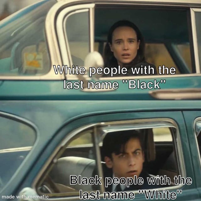 White people with the last name 