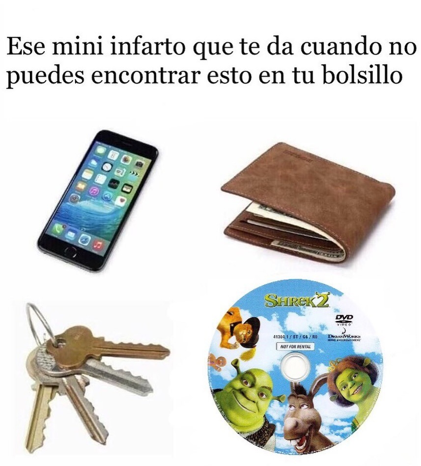 Ese mini infarto que te da cuando no puedes encontrar esto en tu bolsillo