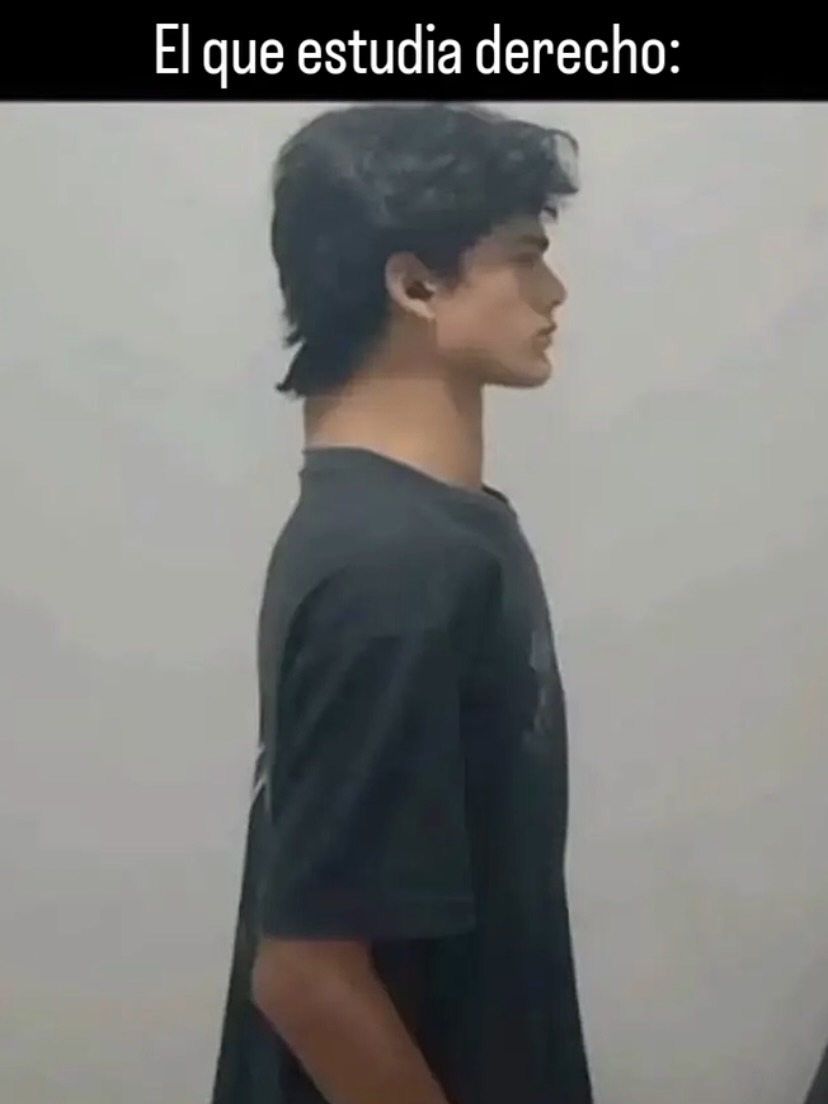 El que estudia derecho: