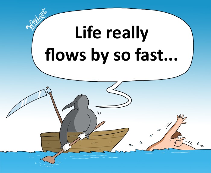 Life really flows by so fast...