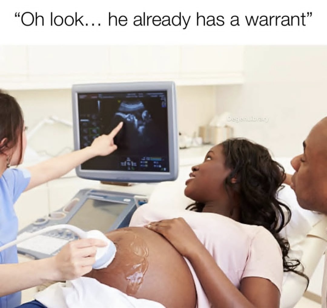 Oh look... he already has a warrant