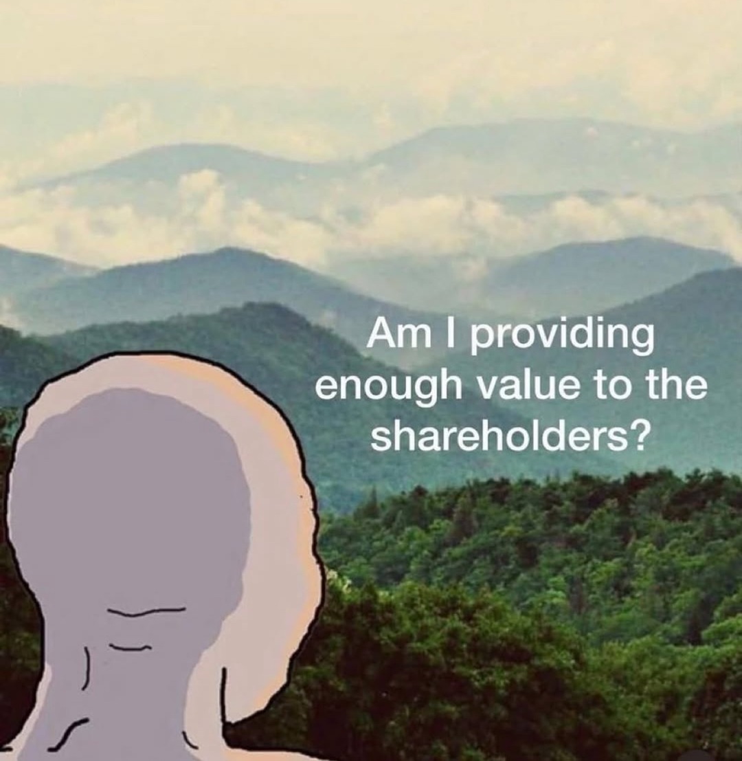Am I providing enough value to the shareholders?
Session ID: 13666.