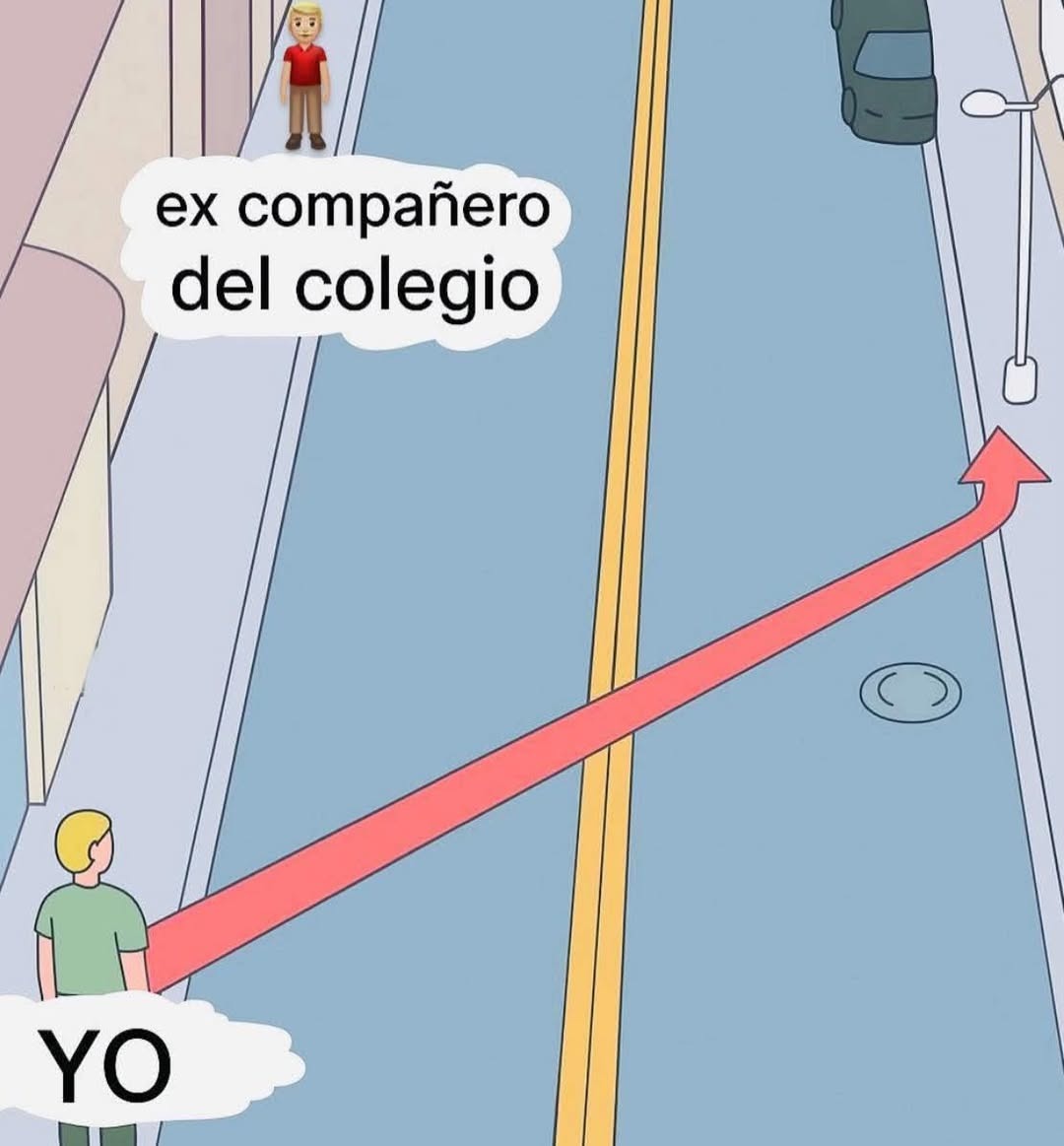 ex compañero del colegio
YO