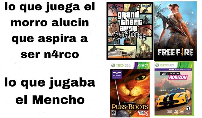 lo que juega el morro alucin que aspira a ser n4rco
lo que jugaba el Mencho