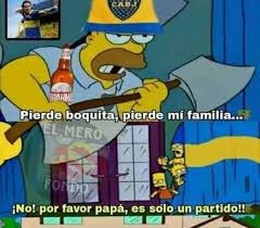 Pierde boquita, pierde mi familia... No! por favor papá, es solo un partido!!