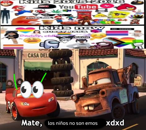 Mate, los niños no son emos xdd