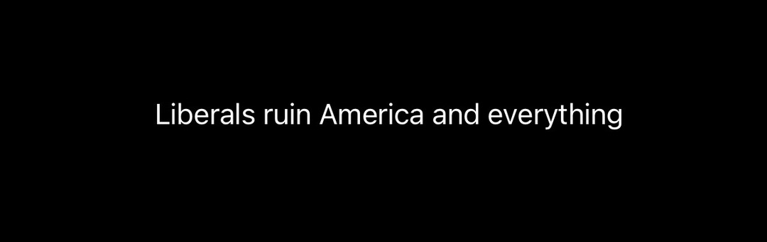 Liberals ruin America and everything
Session ID: 14104.