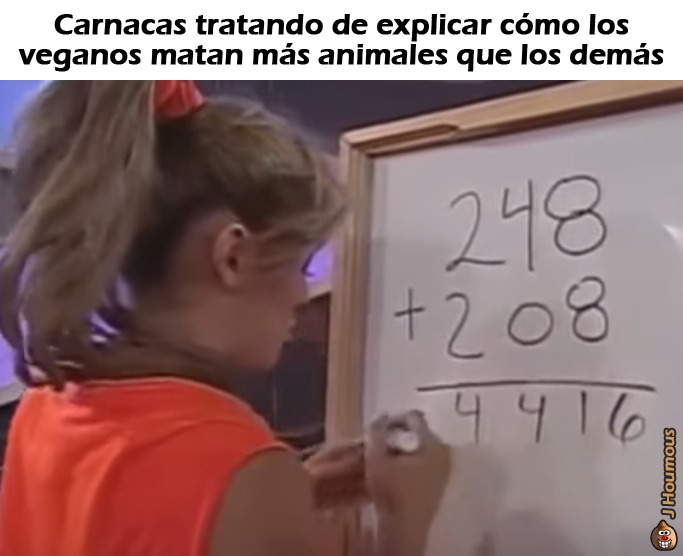 Carnacas tratando de explicar cómo los veganos matan más animales que los demás