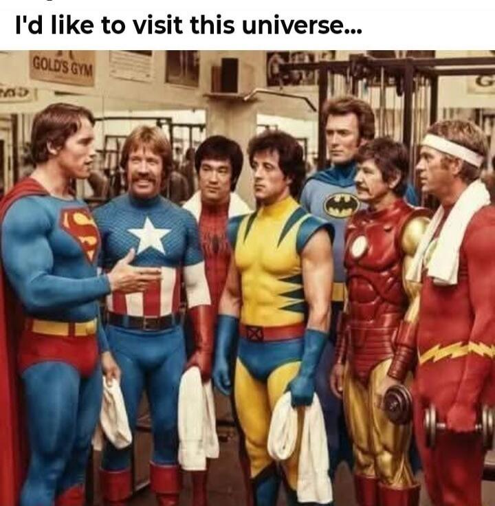 I'd like to visit this universe...