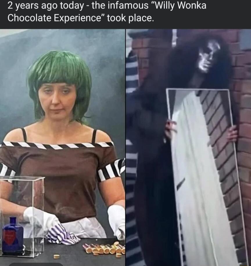 2 years ago today - the infamous “Willy Wonka Chocolate Experience” took place.