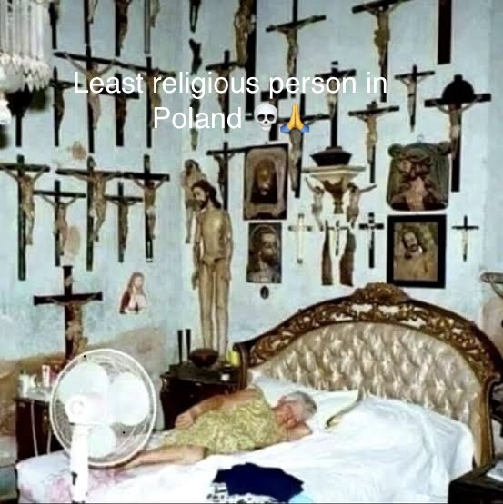 Least religious person in Poland 🙏💀