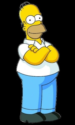 Ilustración del personaje Homer Simpson.