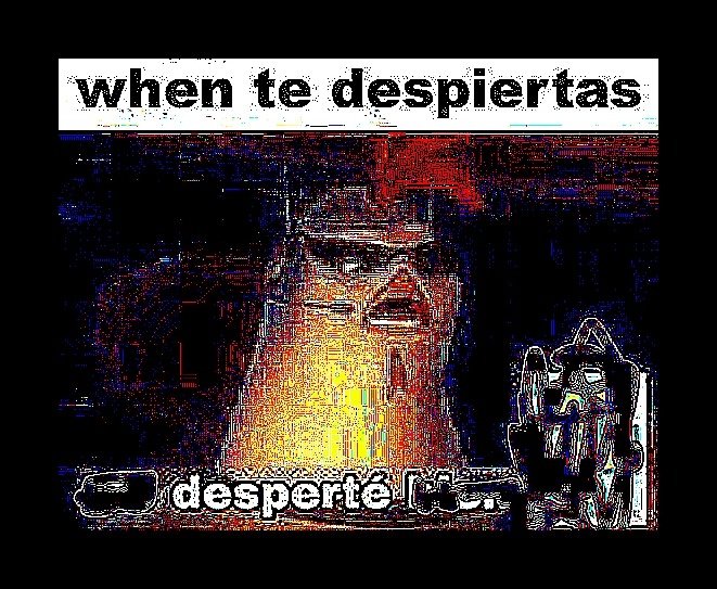when te despiertas
desperté