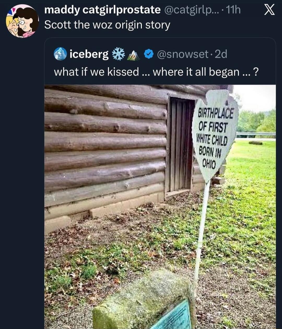 Scott the woz origin story
what if we kissed ... where it all began ... ?