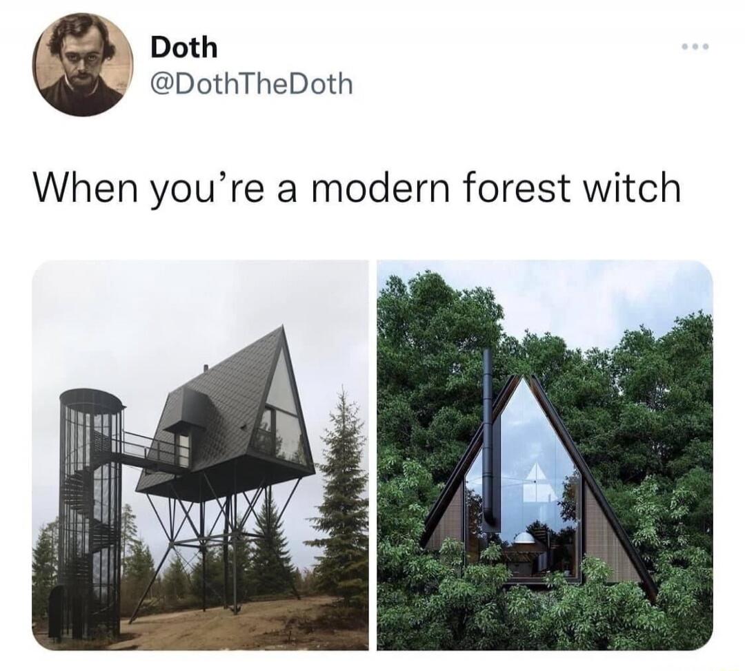 When you’re a modern forest witch