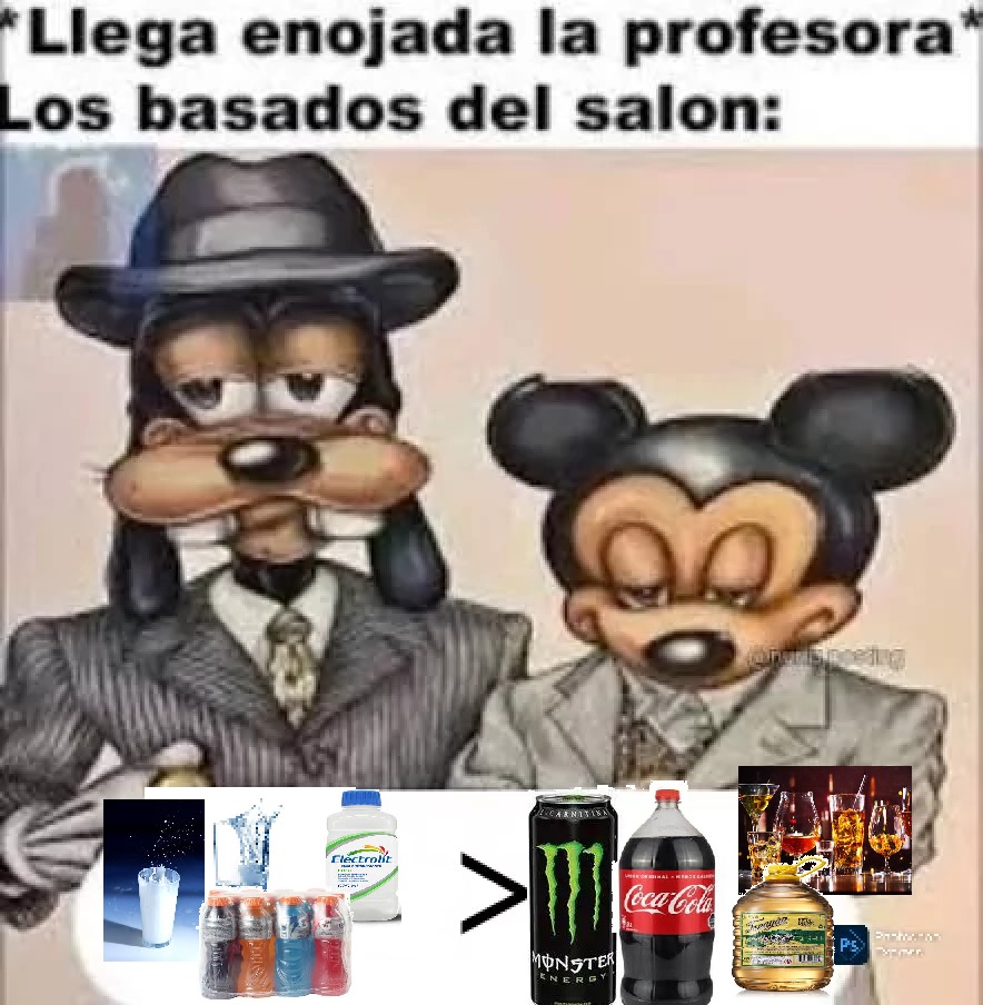 *Llega enojada la profesora* Los basados del salon: