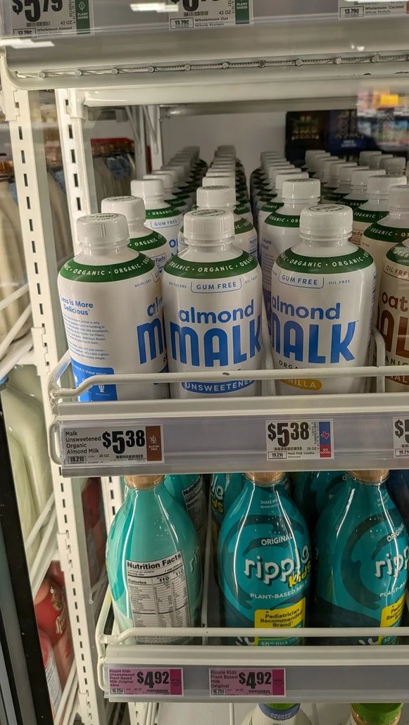 almond MILK unsweetened