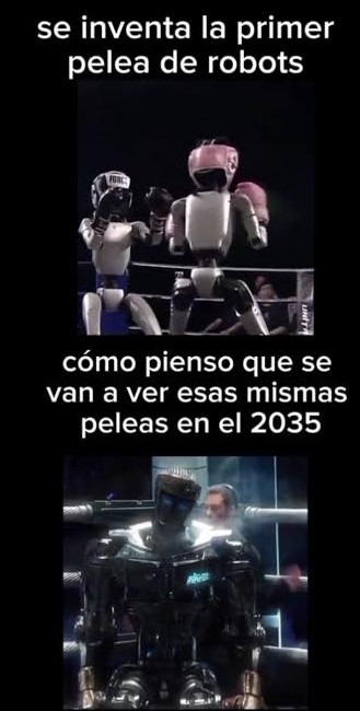 se inventa la primer pelea de robots

cómo pienso que se van a ver esas mismas peleas en el 2035