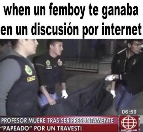 when un femboy te ganaba en un discusion por internet
PROFESOR MUERE TRAS SER PRESUNTAMENTE 