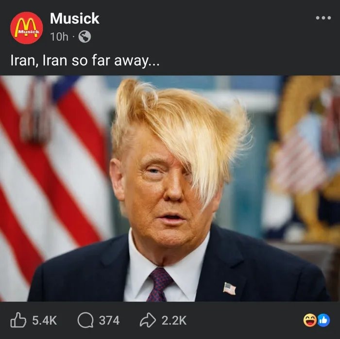 Iran, Iran so far away...