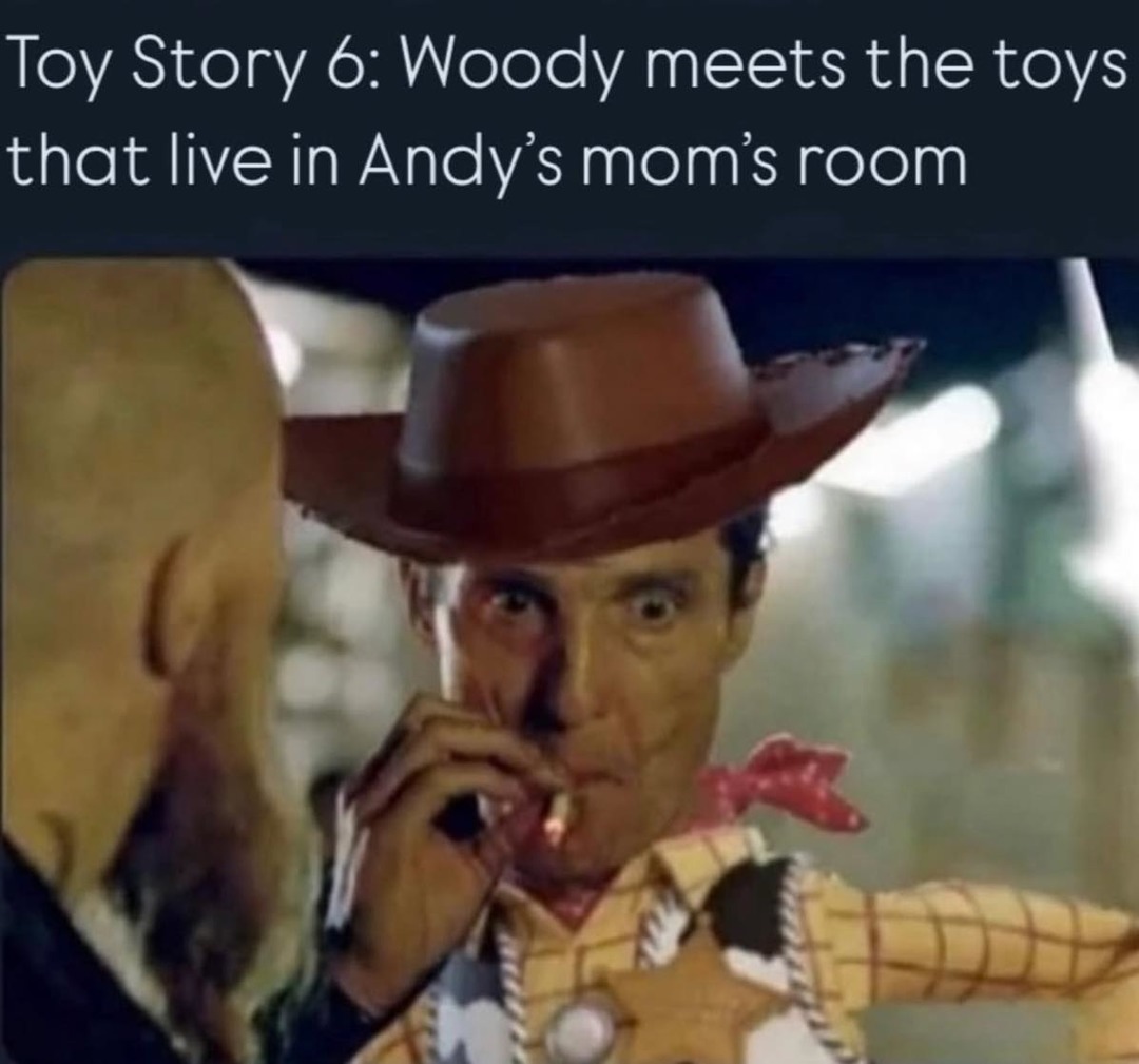 Toy Story 6: Woody meets the toys that live in Andy’s mom’s room